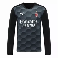 AC Milan Goalkeeper Long Sleeve Soccer Jersey Black 2020 2021