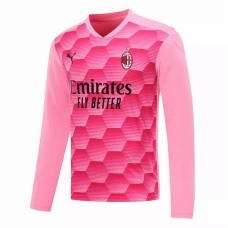 AC Milan Goalkeeper Long Sleeve Soccer Jersey Pink 2020 2021