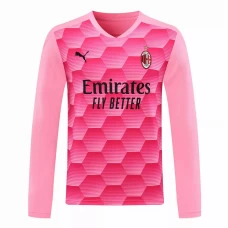 AC Milan Goalkeeper Long Sleeve Soccer Jersey Pink 2020 2021