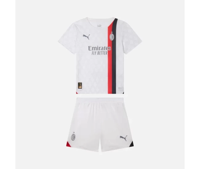 AC Milan Kids Away Soccer Kit 23-24