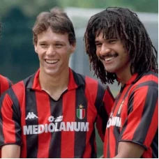 AC Milan Retro Home Soccer Jersey 1988-89