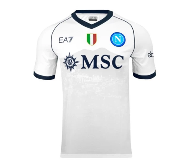 SSC Napoli Mens Away Soccer Jersey 2023-24