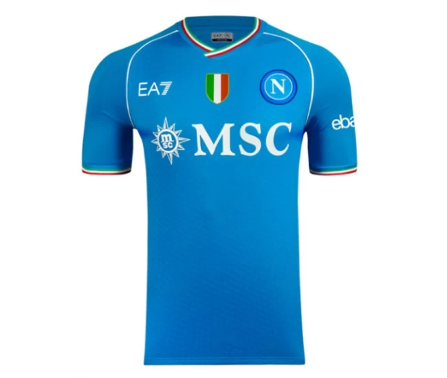 SSC Napoli Europe Mens Home Soccer Jersey 2023-24