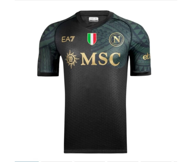 SSC Napoli Europe Mens Third Soccer Jersey 2023-24