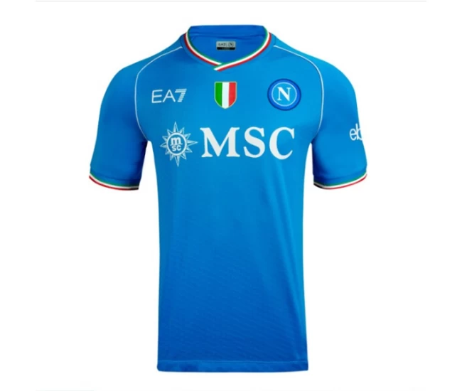 SSC Napoli Mens Home Soccer Jersey 2023-24