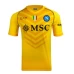 SSC Napoli Mens Yellow Goalkeeper Soccer Jersey 2023-24