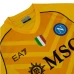 SSC Napoli Mens Yellow Goalkeeper Soccer Jersey 2023-24