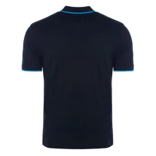 SSC Napoli Mens Navy Blue Representation Polo Soccer Shirt 2023