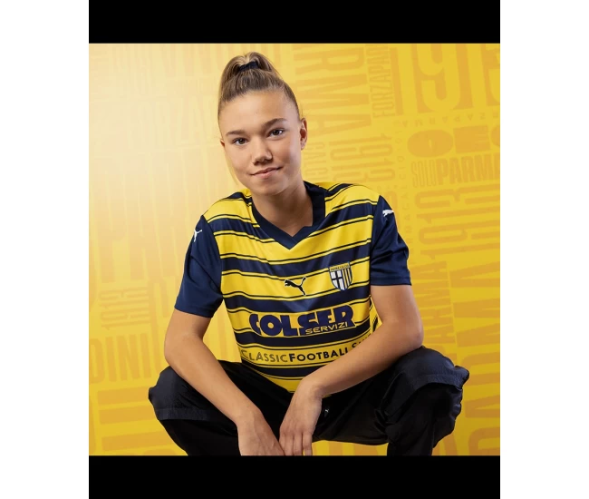 Parma Calcio 1913 Womens Away Soccer Jersey 2023-24