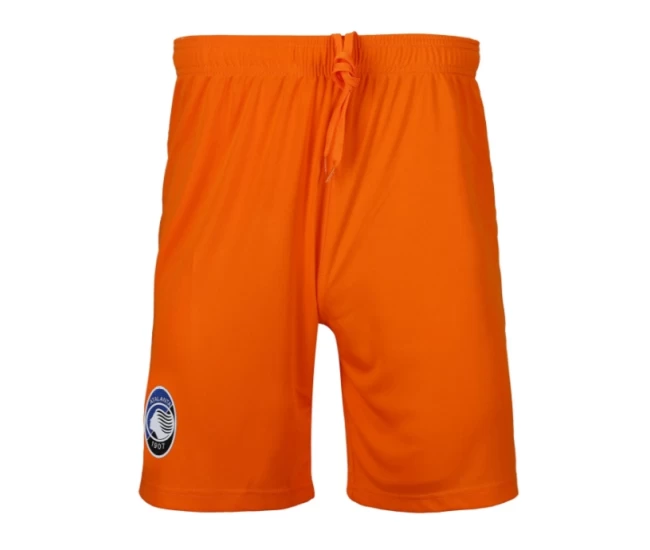 Atalanta Mens Orange Goalkeeper Soccer Shorts 2023-24