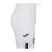 Atalanta Mens White Home Soccer Shorts 2023-24