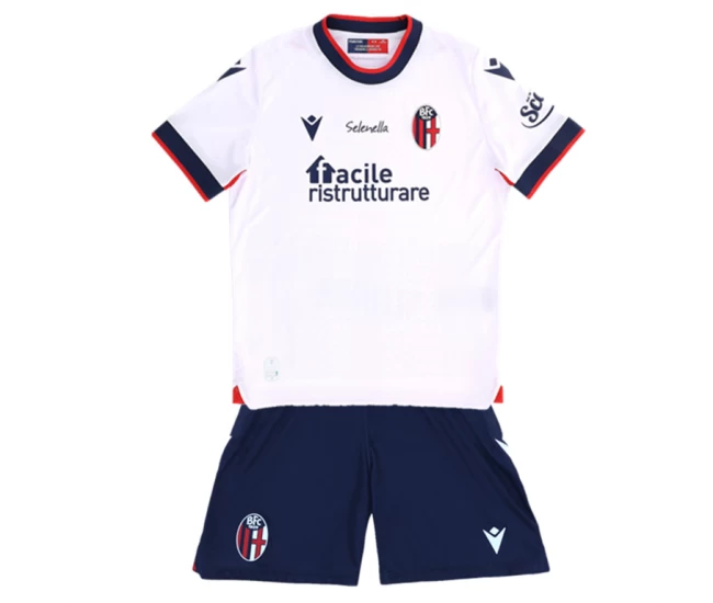 Bologna FC Away Kids Kit 2021-22