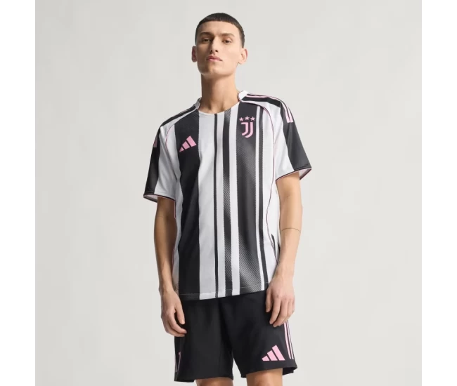 Juventus Mens Home Authentic Soccer Jersey 2025-26