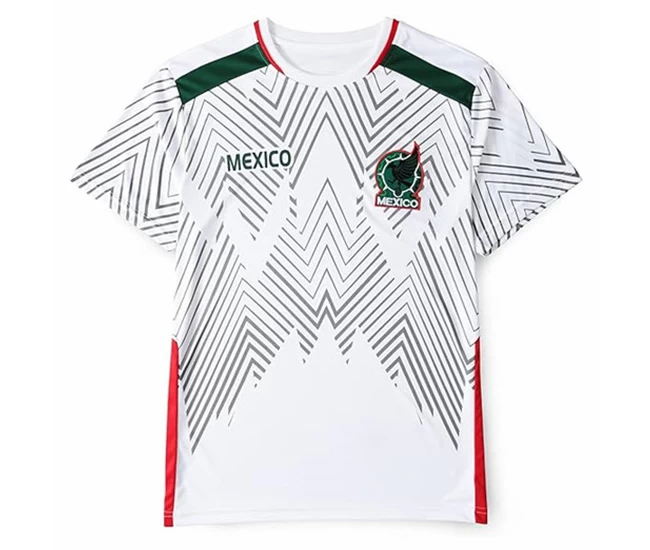 Mexico Mens White Soccer Jersey 2023