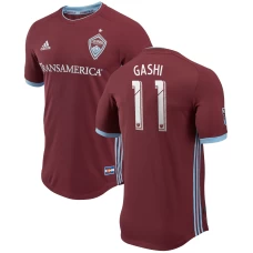 Men's Colorado Rapids Shkelzen Gashi Burgundy 2018 Primary Authentic Player Soccer Jersey