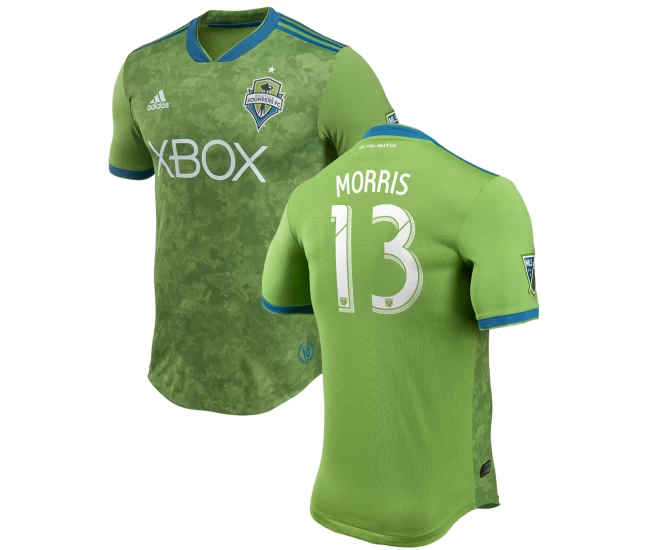 Men's Seattle Sounders FC Jordan Morris Green 2018 Primary Authentic Player Soccer Jersey