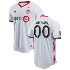 Men's Toronto FC White 2018 Secondary Authentic Custom Soccer Jersey