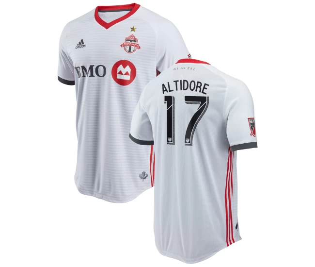 Men's Toronto FC Jozy Altidore White 2018 Secondary Authentic Player Soccer Jersey