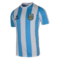 Argentina Home Retro Soccer Jersey 1986