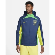 Brazil Blue All Weather Soccer Jacket 2022