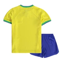 Brazil Home Soccer Kids Kit 2022-23
