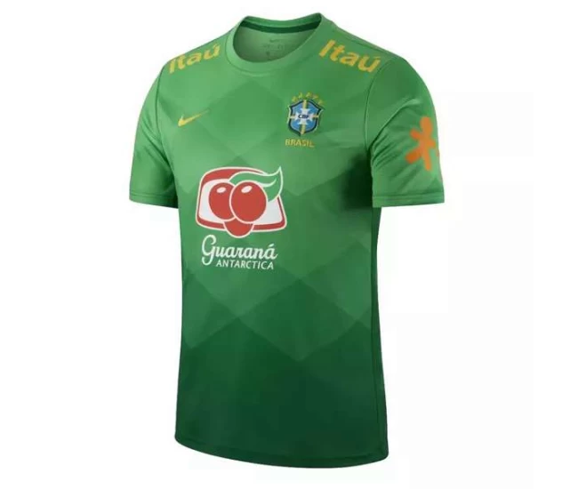 Brazil Training Soccer Jersey Green 2022-23