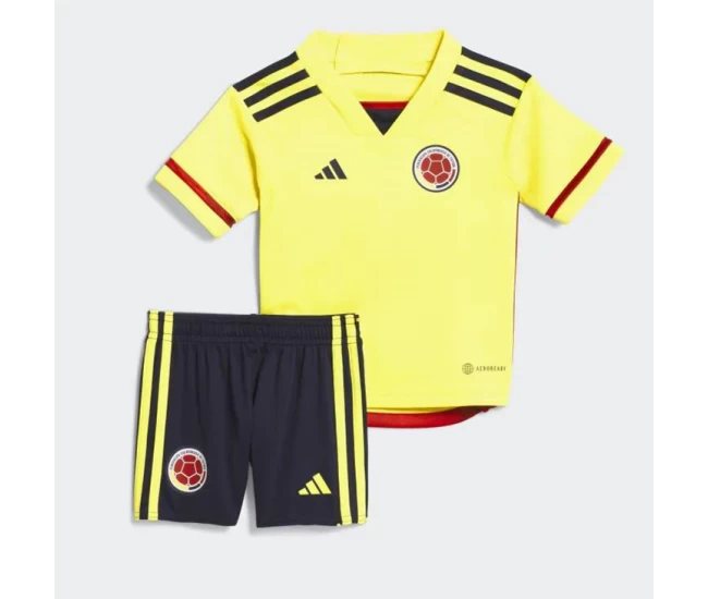 Colombia Home Soccer Kids Kit 2022-23