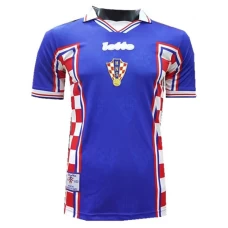 Croatia Retro Away Soccer Jersey 1998