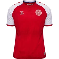 Denmark Euro 2021 Home Soccer Jersey