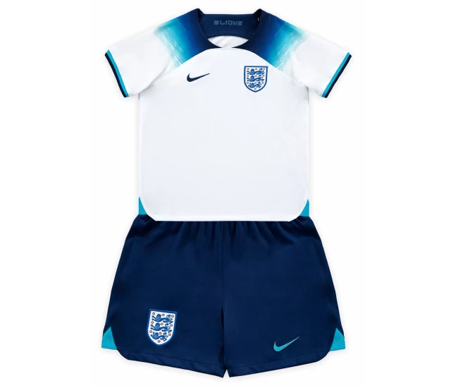 England Home Soccer Kids Kit 2022-23