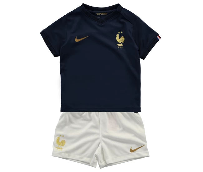France Home Soccer Kids Kit 2022-23