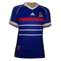 France Home Retro Soccer Jersey 1998
