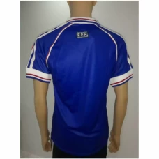 France Home Retro Soccer Jersey 1998