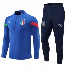 Italy Blue Training Technical Soccer Tracksuit 2022-23