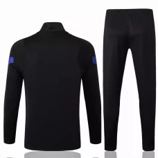 Netherlands Black Presentation Soccer Tracksuit 2020 2021