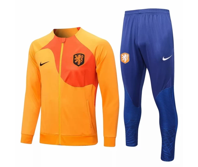 Netherlands Orange Training Presentation Soccer Tracksuit 2022-23
