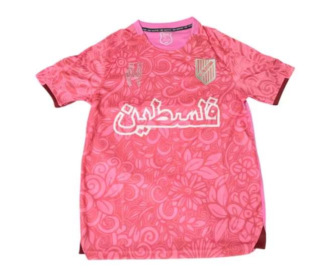 FC Palestine X Farrah Azam Mens Collab Pink Jersey 2024-25