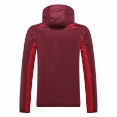 Portugal Burgundy Windrunner Soccer Jacket 2022-23