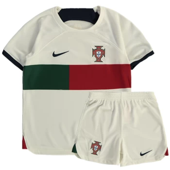 Portugal Away Soccer Kids Kit 2022-23